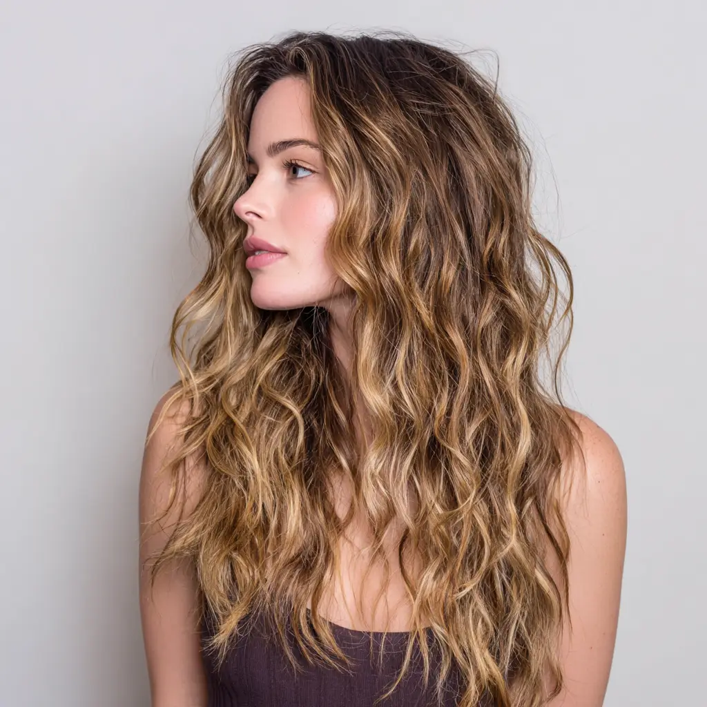 Beach Waves with Highlights – Beach Wave Hair
