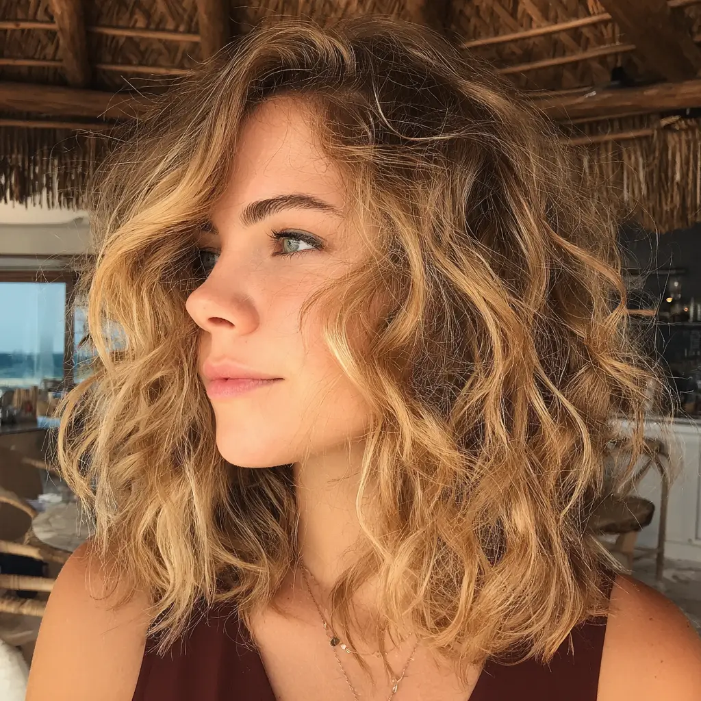 Beach Waves with Side Part – Beach Wave Hair