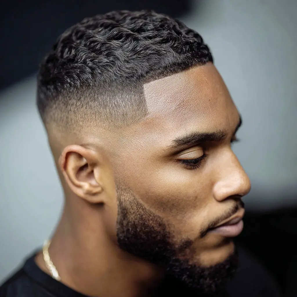 High Fade with Waves – waves hairstyle men