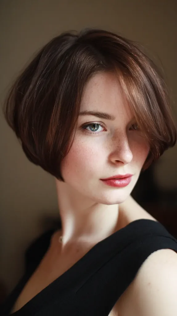 Angled French Bob for Added Volume