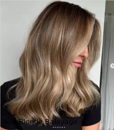 Ash Blonde Balayage