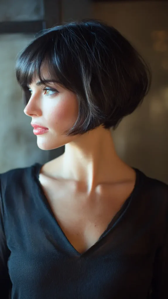Asymmetrical French Bob