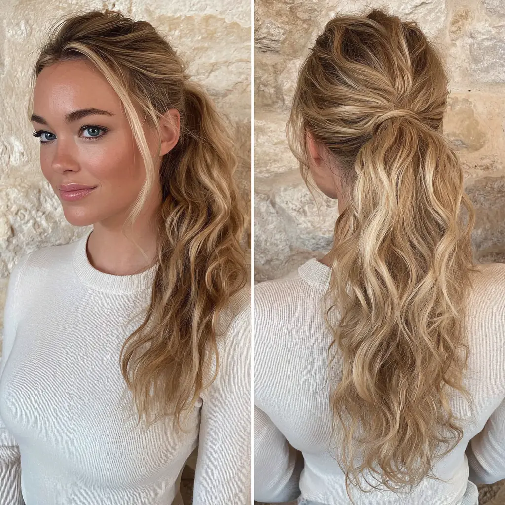 Beach Waves Ponytail – Beach Wave Hair