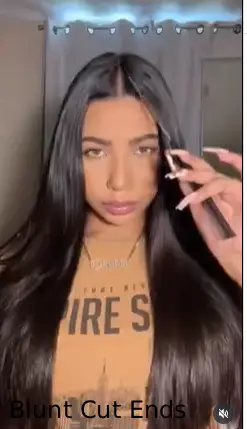 Blunt Cut Ends