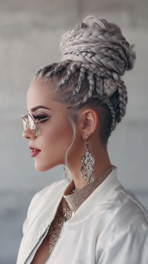 Braided Bun with Undercut