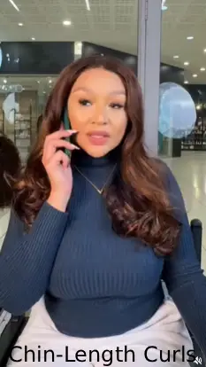 Chin-Length Curls