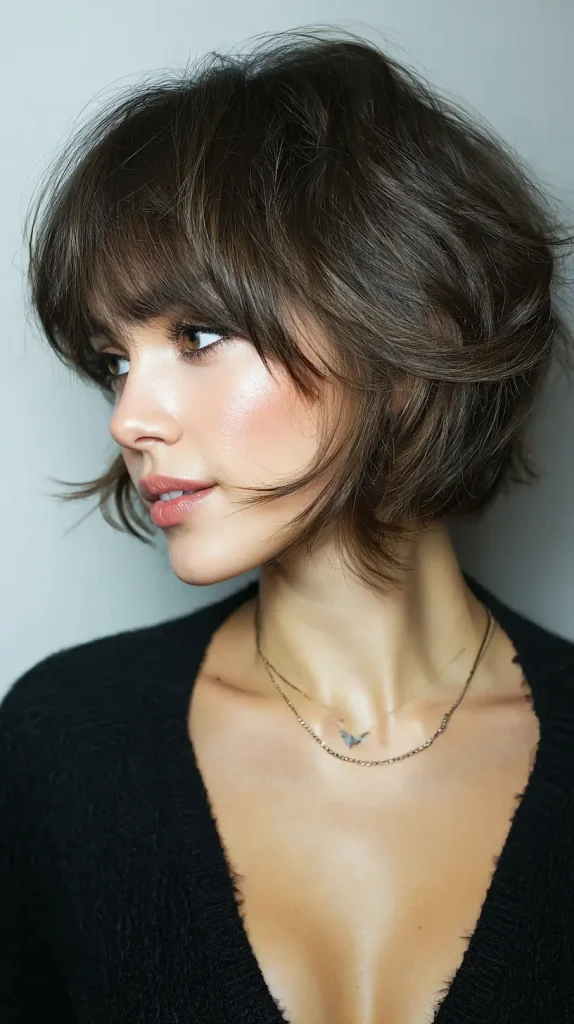 Chin-Length French Bob with Subtle Layers