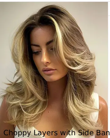 Choppy Layers with Side Bangs