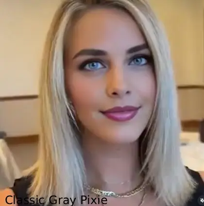 Classic Gray Pixie