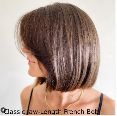  Classic Jaw-Length French Bob