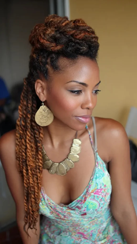  Colored Cuban Twists