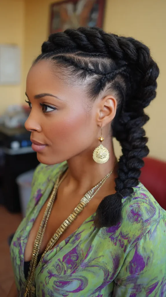  Cuban Twist Ponytail