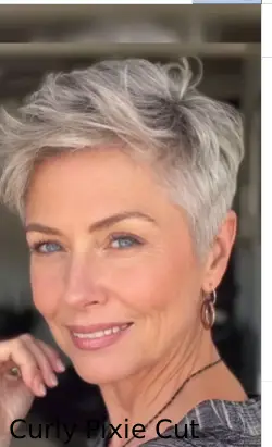 Curly Pixie Cut