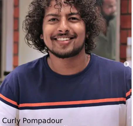 Curly Pompadour