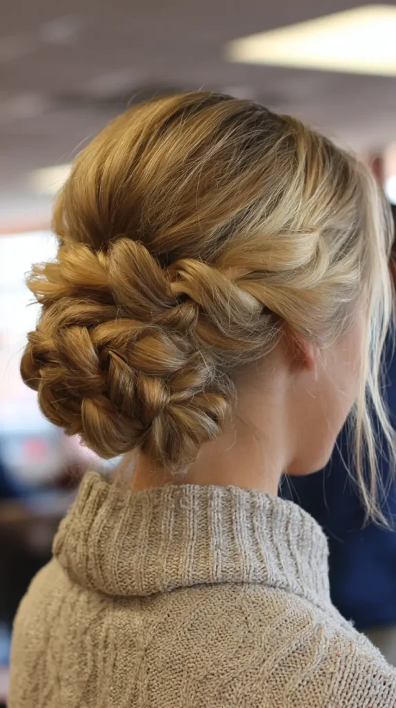 Dutch Braided Bun