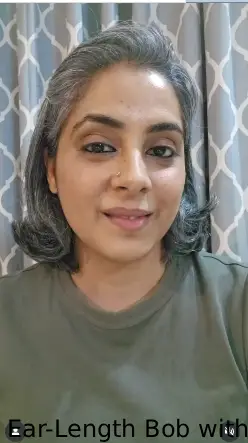 Ear-Length Bob with Side Part