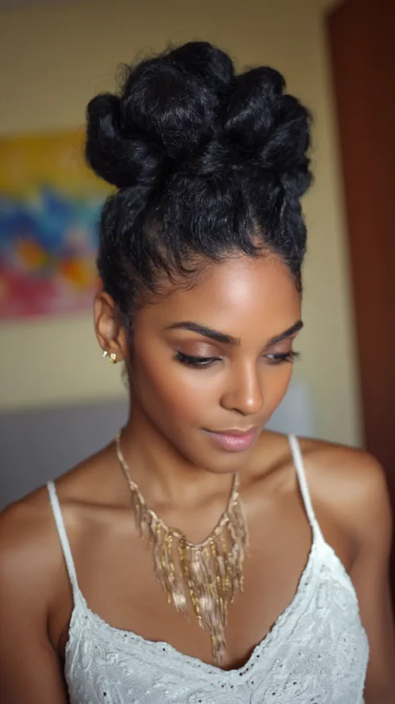 Faux Bun with Extensions