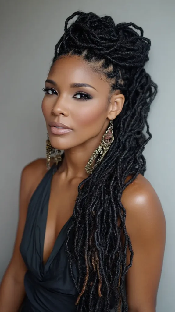 Faux Locs with Twists