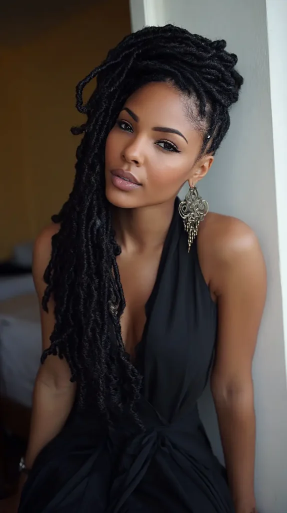  Faux Locs with Twists