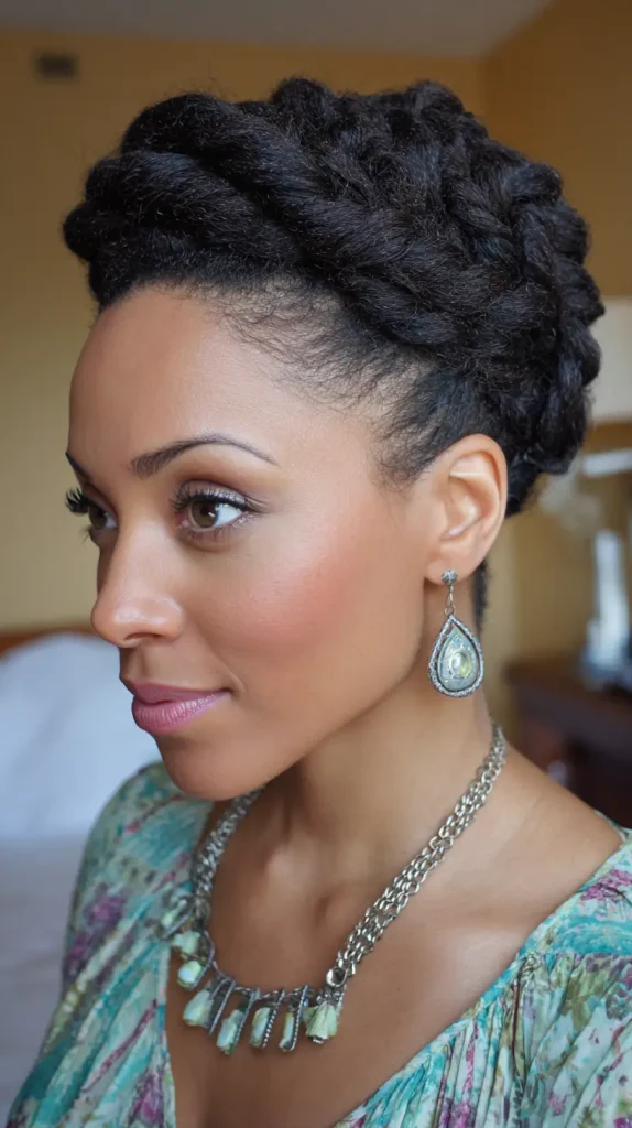 Flat Twists Updo