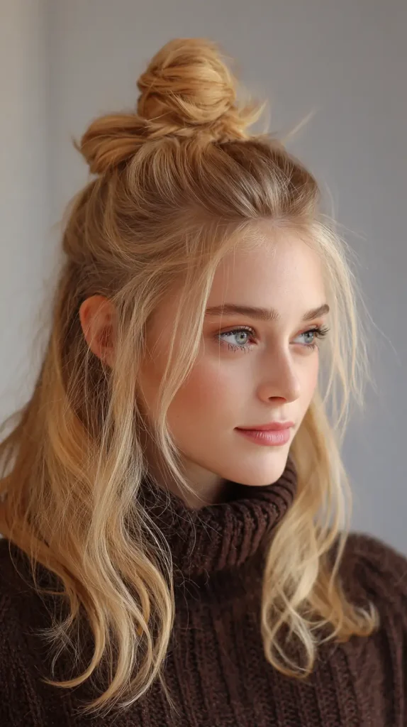 Half-Up Bun