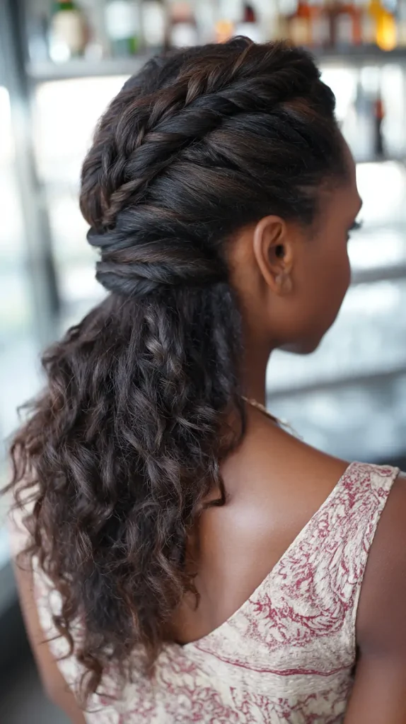 Half-Up Half-Down Island Twists