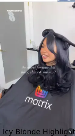 Icy Blonde Highlights
