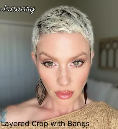 Layered Crop with Bangs