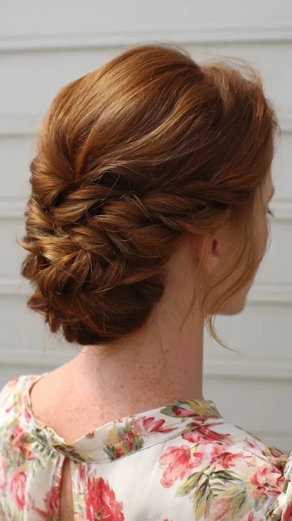 Low Braided Bun