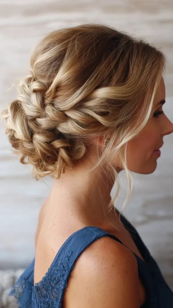Messy Braided Bun