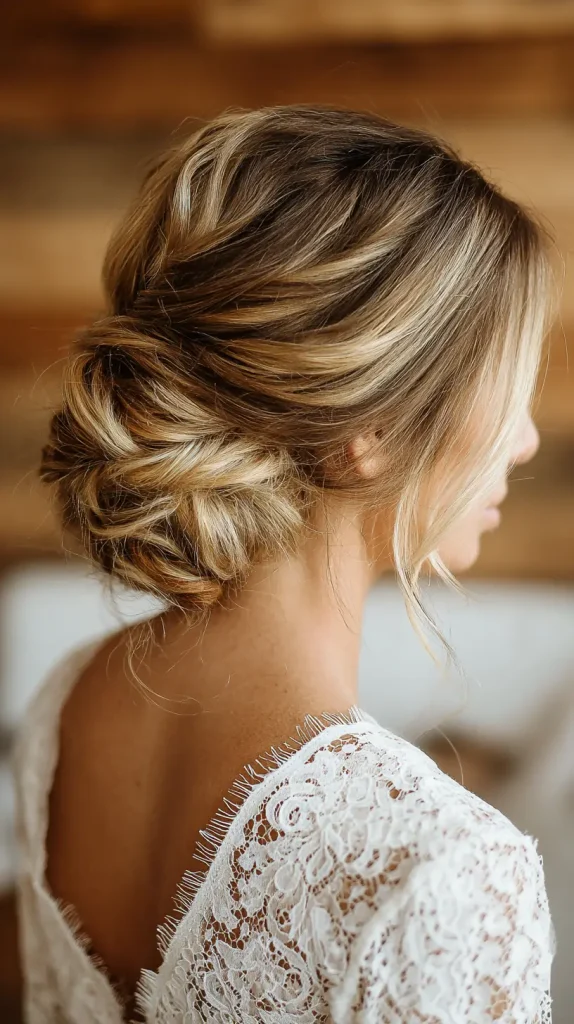 Messy Natural Low Bun