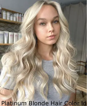 Platinum Blonde Hair Color Ideas