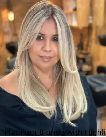  Platinum Blonde with Highlights and Lowlights