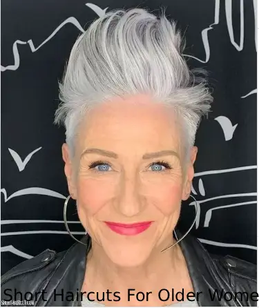 Short Haircuts For Older Women