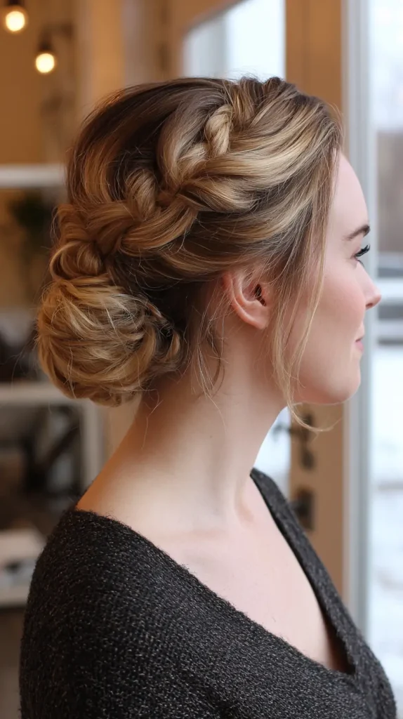 Side Braided Bun