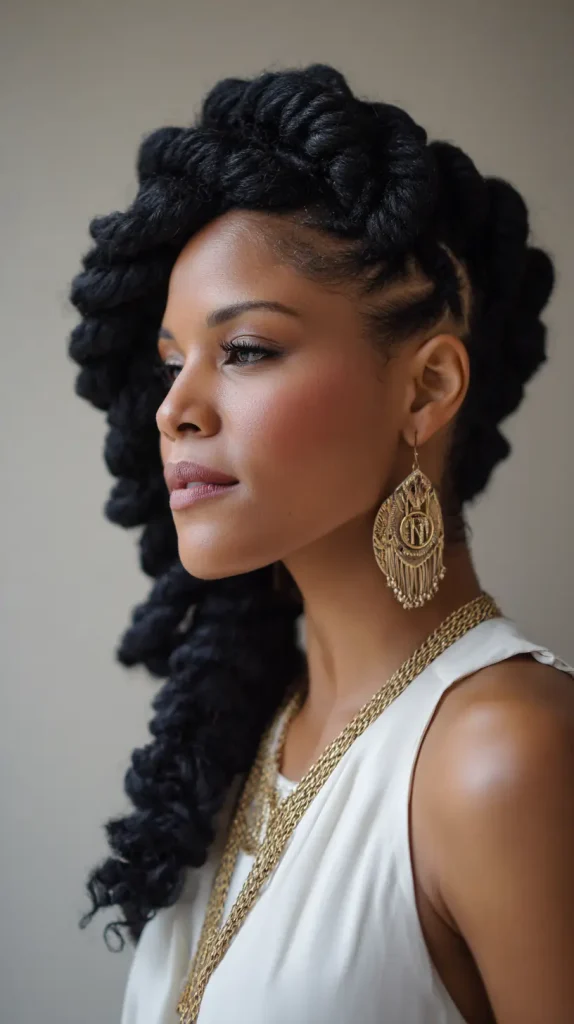 Side-Swept Cuban Twists