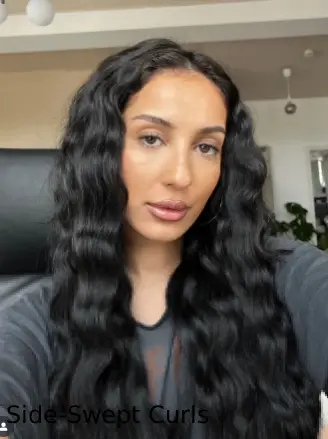 Side-Swept Curls