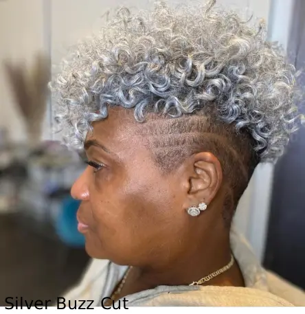Silver Buzz Cut