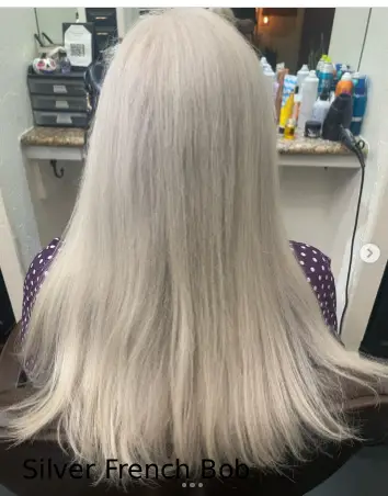 Silver French Bob