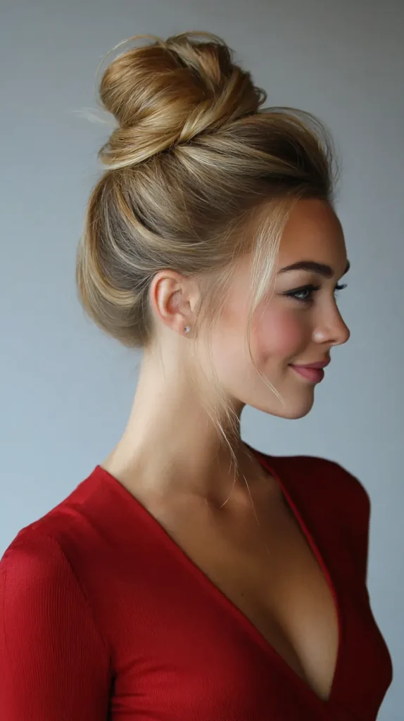 The Twisted High Bun