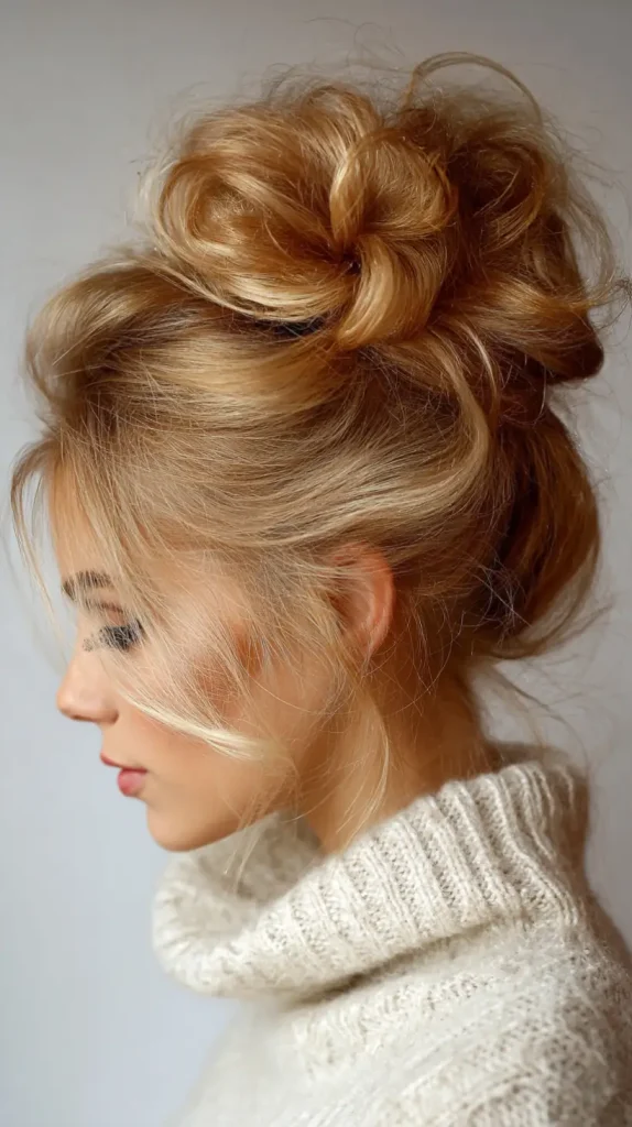 The Voluminous Sock Bun
