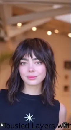 Tousled Layers with Natural Texture
