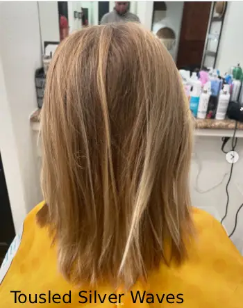 Tousled Silver Waves
