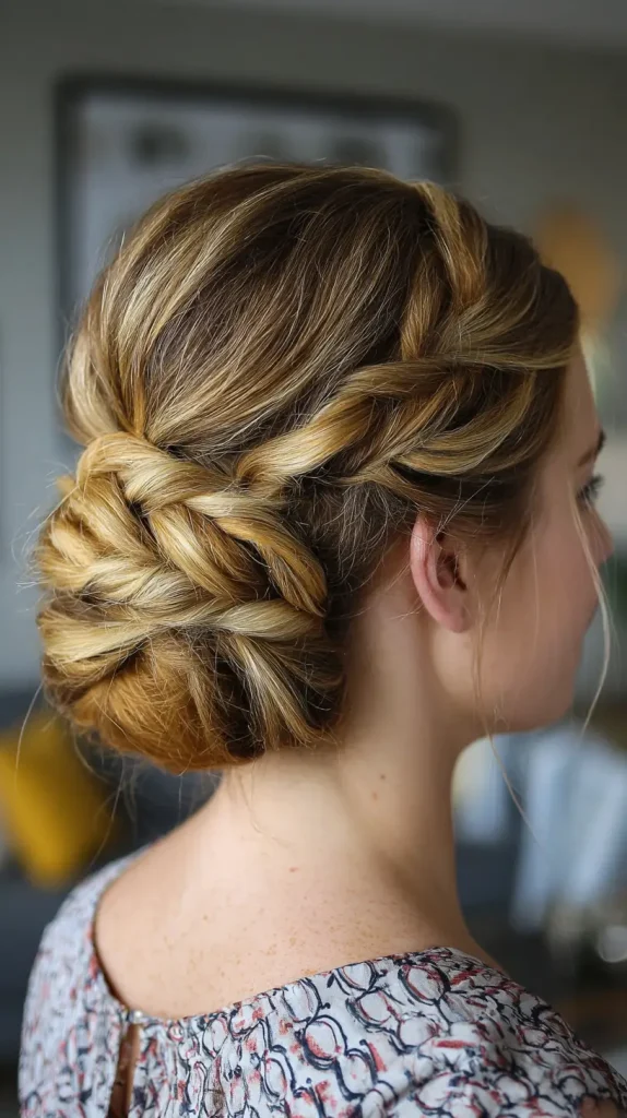 Twisted Braided Bun