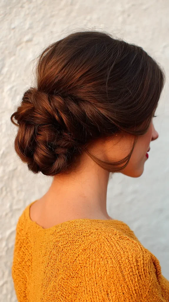 Twisted Low Bun