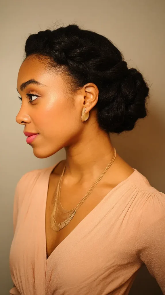 Two-Strand Twist Low Bun