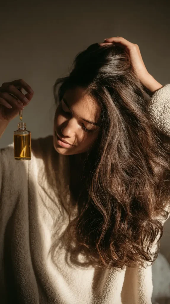 Use Natural Oils for Scalp and Ends