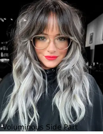 Voluminous Side Part