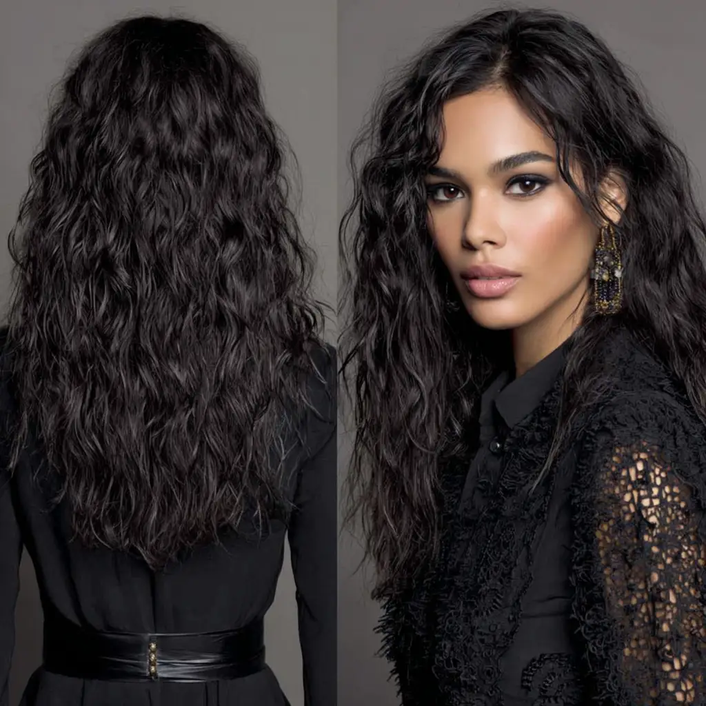 Wet Wavy Look – Wave Hair Ideas