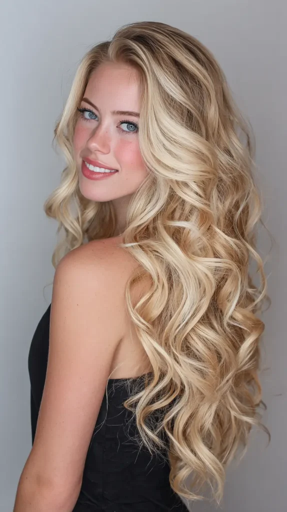 Big Glam Curls with Extensions